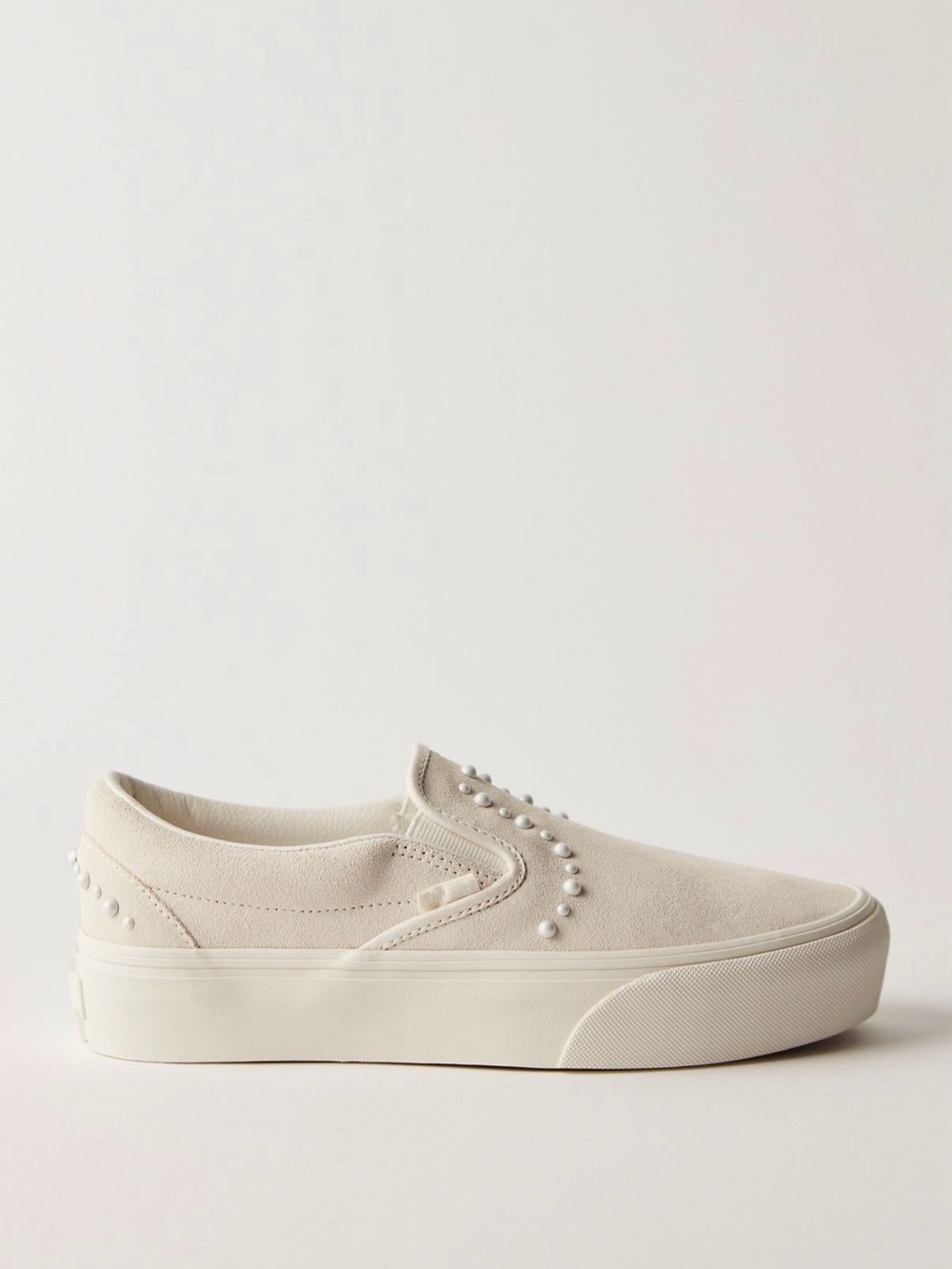 NWT Vans Pearl Platform Slip-On Sneakers – Size 9.5 (Marshmallow) (New in Box) - Picture 10 of 11
